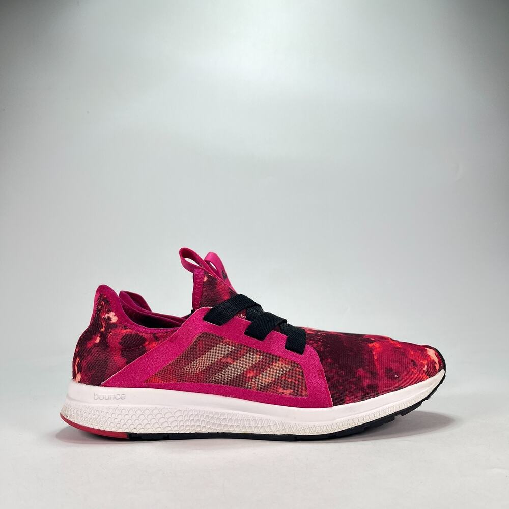 adidas Edge Lux Bold Pink Haze Coral Black Running Shoes BW0416 Women's Size 9.5